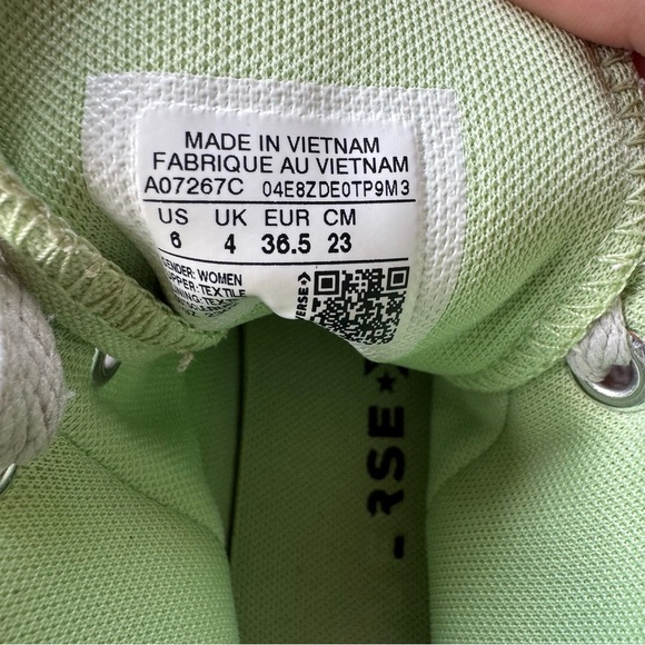 Converse Women’s Chuck Taylor All Star‎ Hi Lugged Sneaker Neo Mint Size 6 - Picture 8 of 8